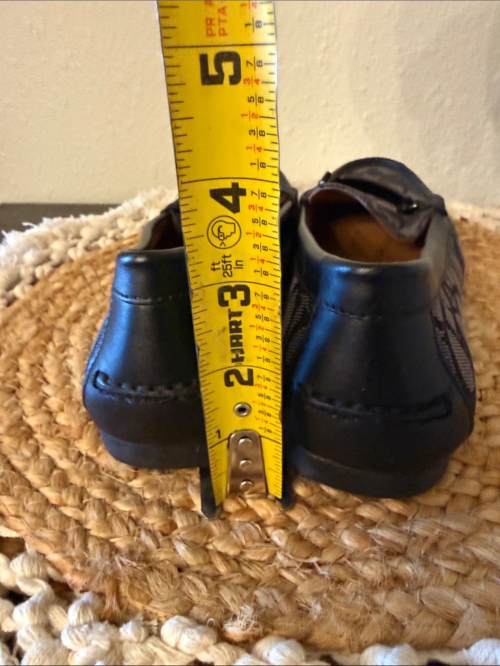Coach Signature Jacquard Loafers Black Grey Monogram Moccasins Shoes 8.5 - Picture 15 of 17